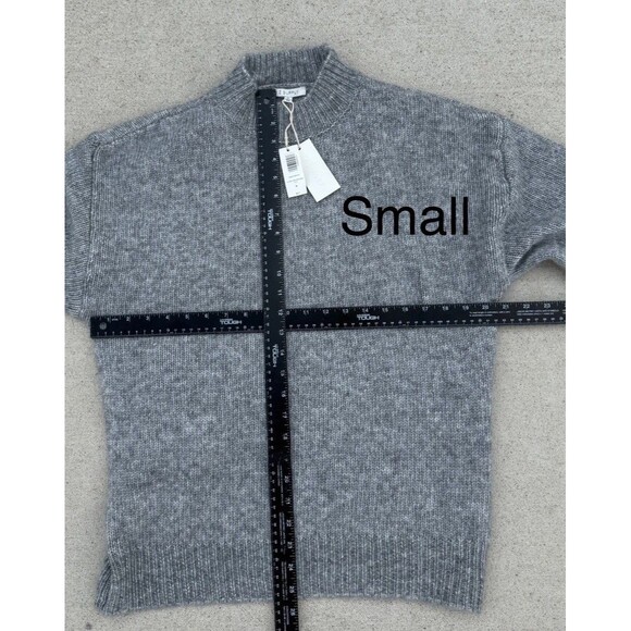 Z Supply Womens Desmond Sweater Heather Gray Mock Neck SOLD OUT NWT $89 SMALL - Picture 6 of 7